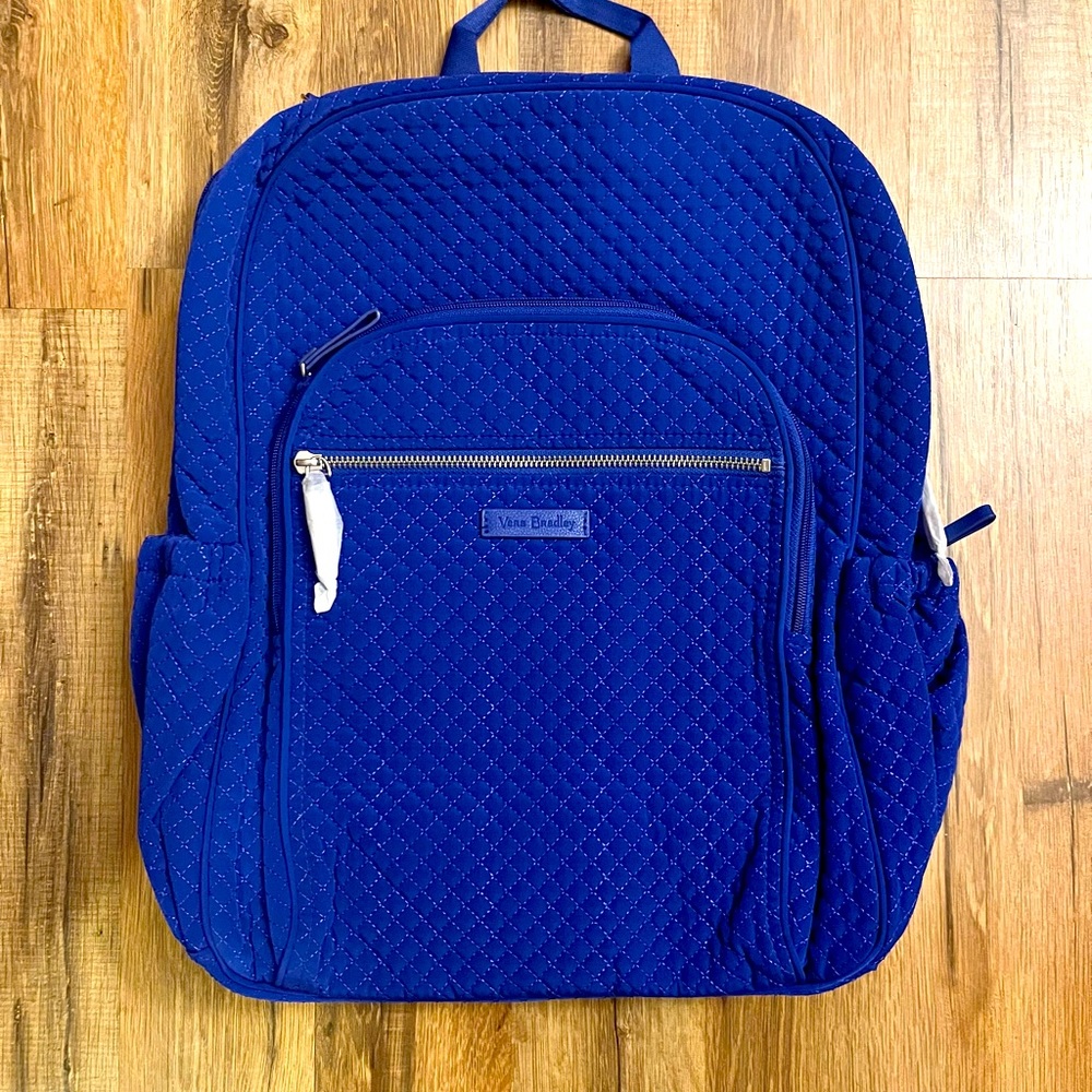 Vera Bradley Iconic Blue Backpack